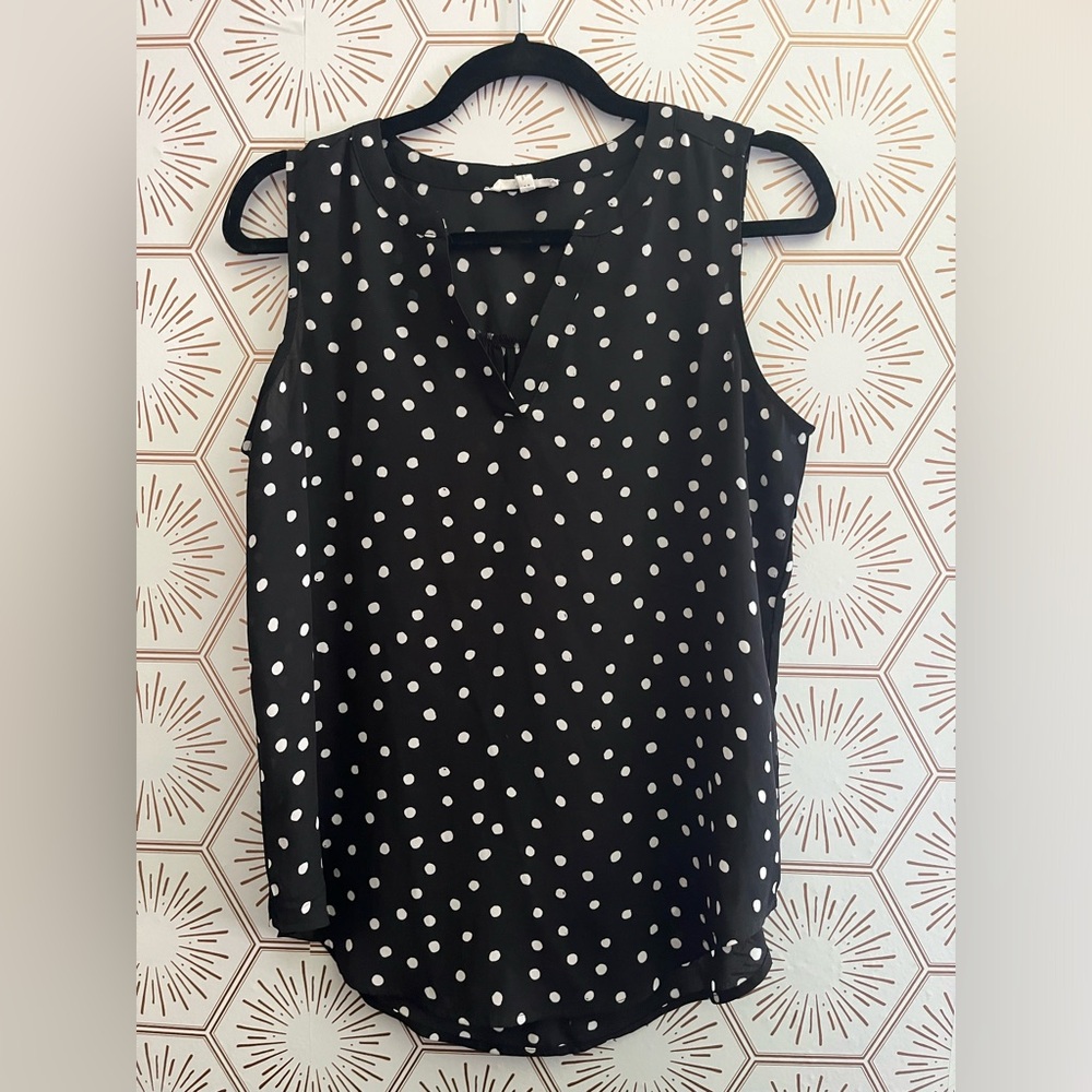 Maurices polka-dot blouse